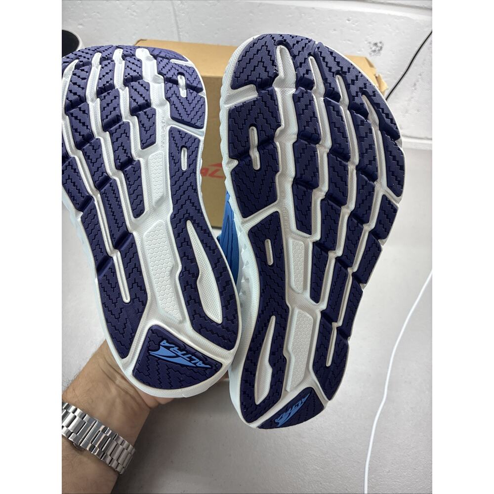 Altra Torin 7 Shoes Womens 7 W Blue White Road Running Max Cushioned Footshaped - Picture 6 of 7
